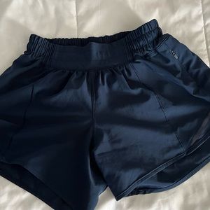 Lululemon athletic shorts. Navy blue size 2.